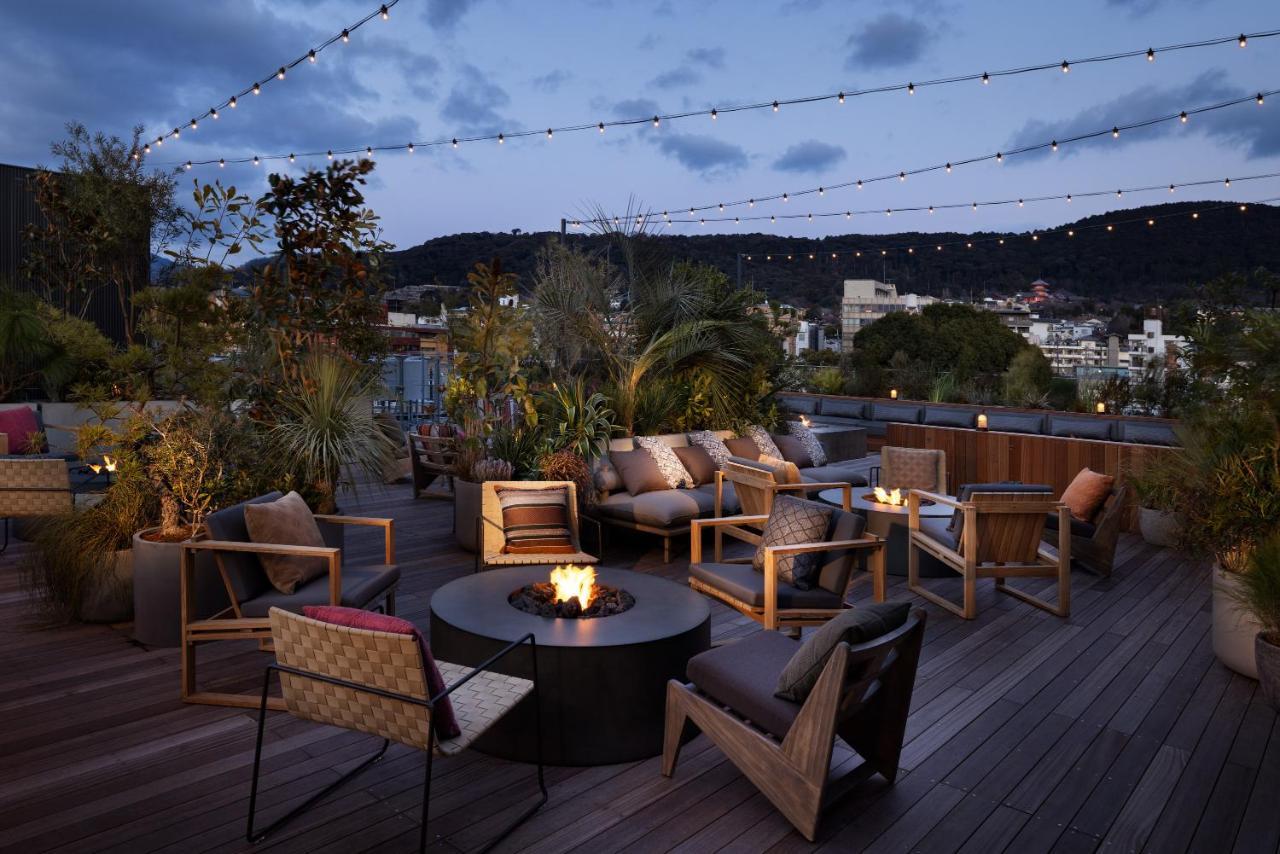 Nohga Hotel Kiyomizu Kioto Exterior foto The rooftop terrace at the Hotel