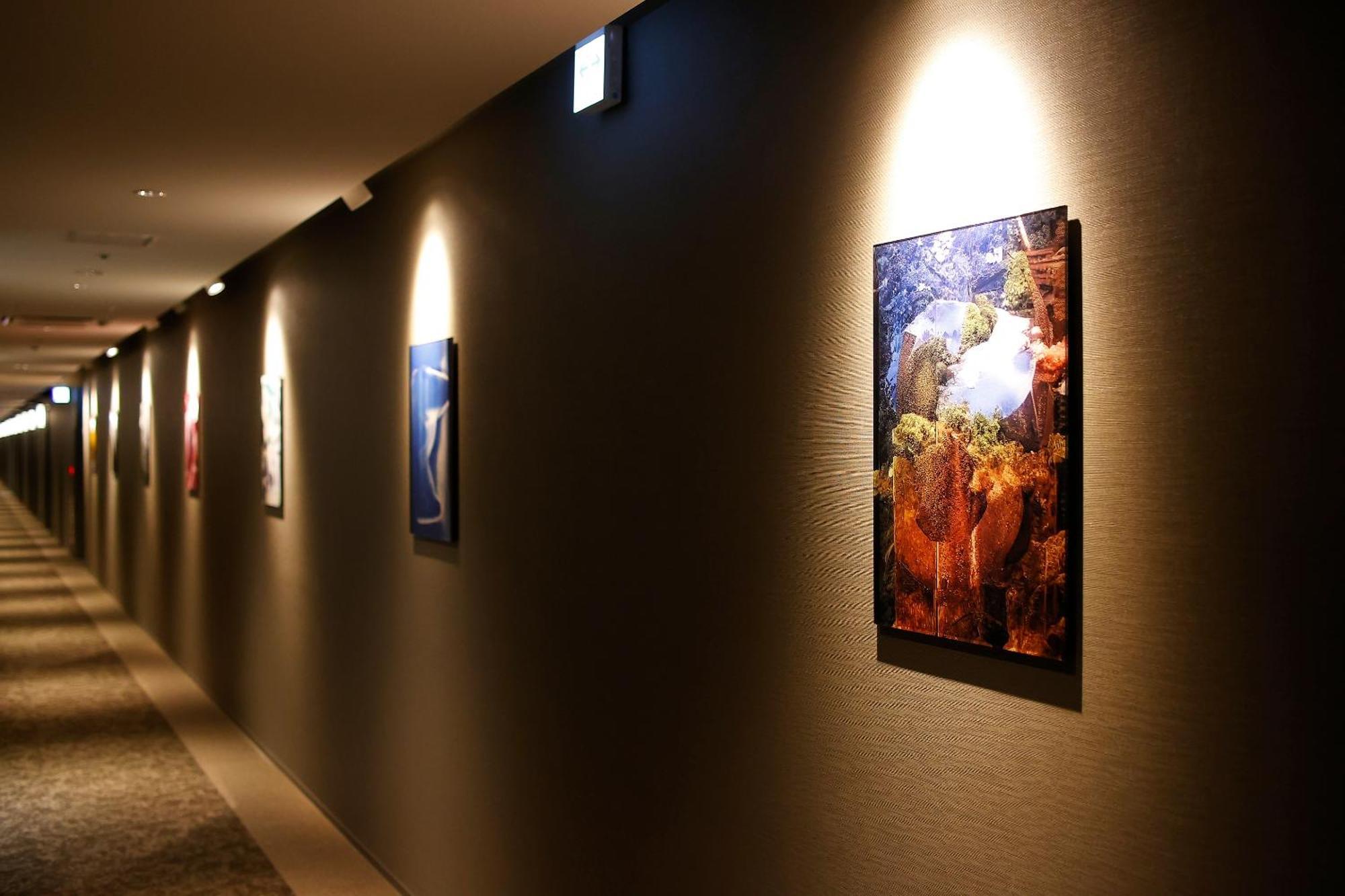 Nohga Hotel Kiyomizu Kioto Exterior foto Artwork by the artist in a hotel