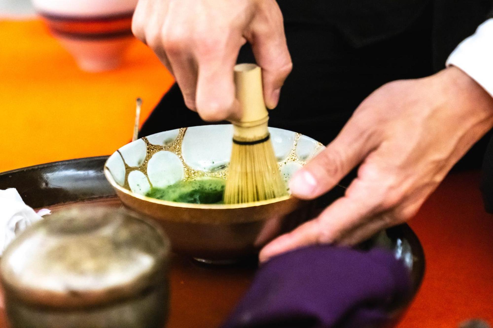 Nohga Hotel Kiyomizu Kioto Exterior foto Preparation of matcha